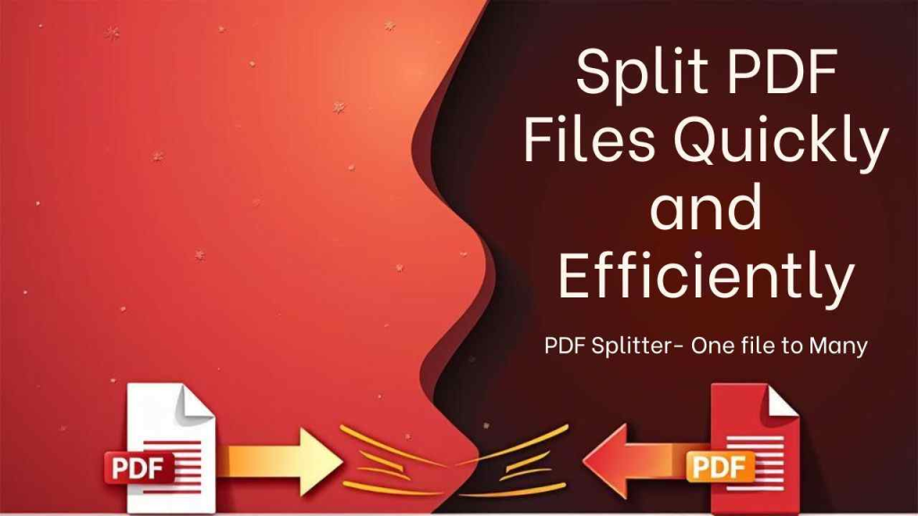 Split PDF file to many files online for free